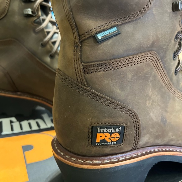 TIMBERLAND PRO RIP SAW 9" INSULATED WATERPROOF COMPOSITE TOE LOGGER - Picture 2 of 5